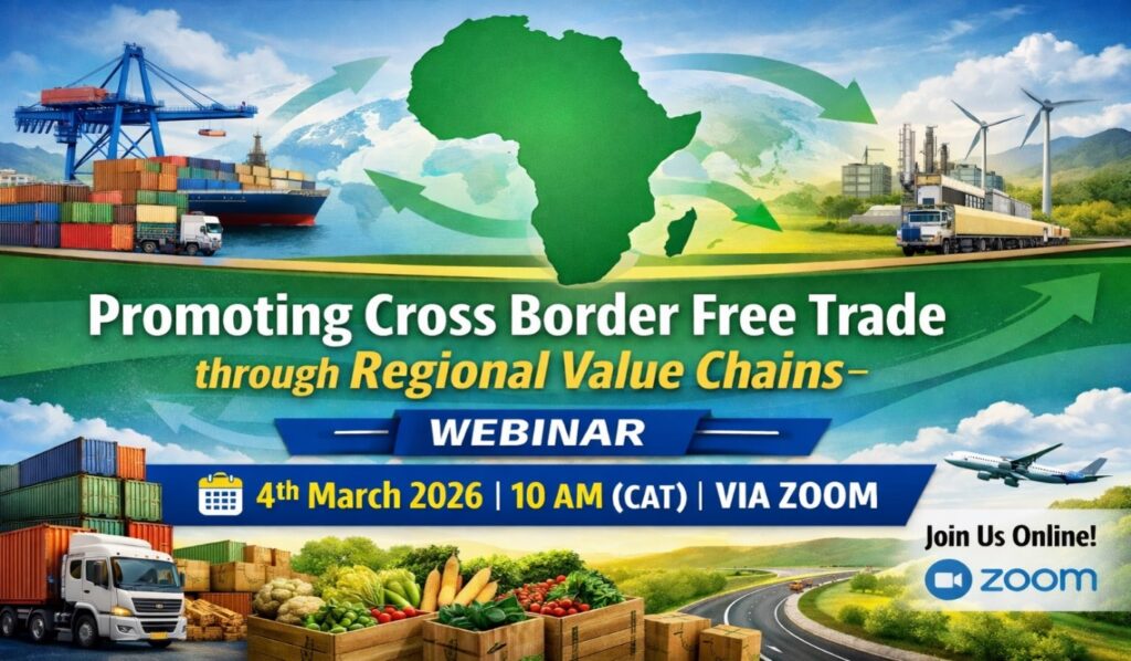 Promoting Cross Border Free Trade through Regional Value Chains-Webinar